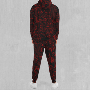 Red Cybernetic Tracksuit