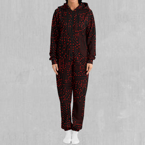 Red Cybernetic Jumpsuit