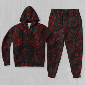 Red Cybernetic Tracksuit