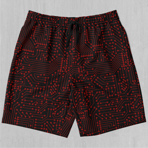 Red Cybernetic Shorts