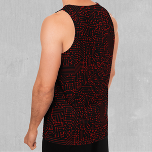 Red Cybernetic Men's Tank Top