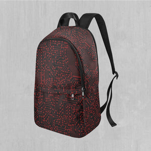 Red Cybernetic Adventure Backpack