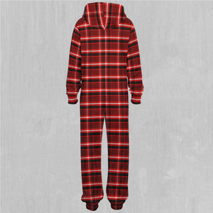 Red Plaid Jumpsuit