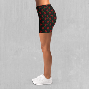 Roses Yoga Shorts