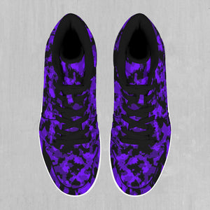 Royalty Purple Camo High Top Sneakers