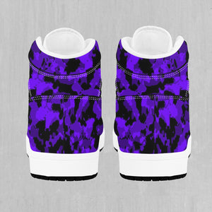 Royalty Purple Camo High Top Sneakers