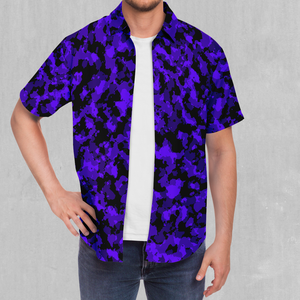 Royalty Purple Camo Button Down Shirt