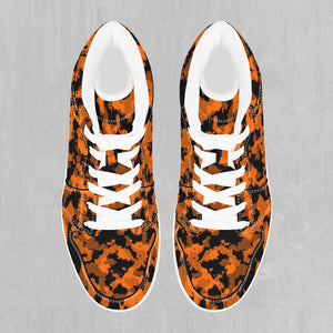 Savage Orange Camo High Top Sneakers