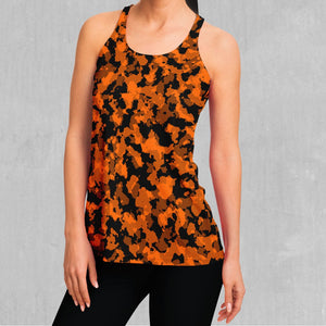 Savage Orange Camo Women's Tank Top