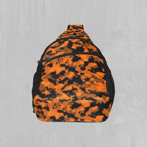 Savage Orange Camo Sling Bag