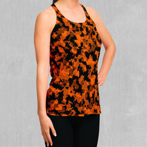 Savage Orange Camo Women's Tank Top