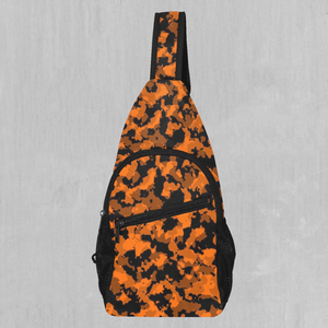 Savage Orange Camo Sling Bag