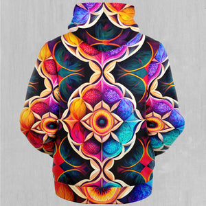 Blossoming Spectrum Sherpa Hoodie