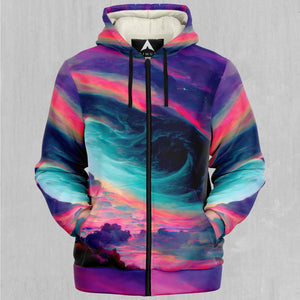 Vapor Skies Sherpa Hoodie