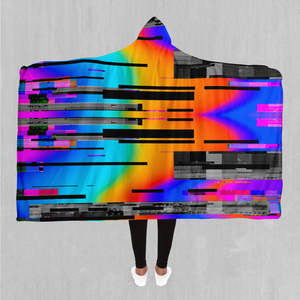 Spectrum Noise Hooded Blanket - Azimuth Clothing
