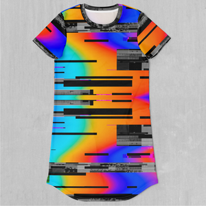 Spectrum Noise T-Shirt Dress