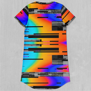 Spectrum Noise T-Shirt Dress