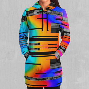 Spectrum Noise Hoodie Dress