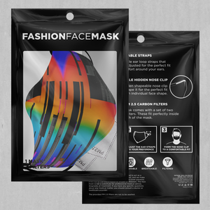 Spectrum Noise Face Mask - Azimuth Clothing