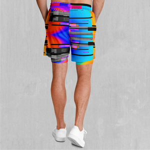 Spectrum Noise Men's 2 in 1 Shorts