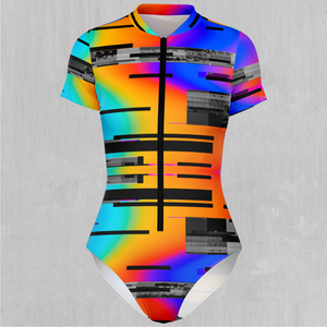 Spectrum Noise Short Sleeve Bodysuit