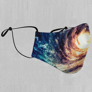 Spiral Galaxy Face Mask