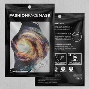 Spiral Galaxy Face Mask