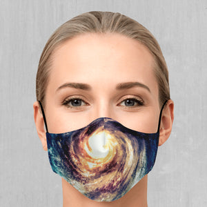 Spiral Galaxy Face Mask