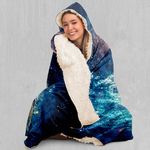 Spiral Galaxy Hooded Blanket