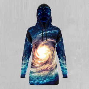 Spiral Galaxy Hoodie Dress