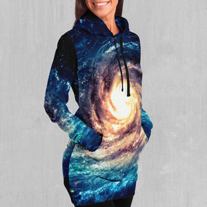 Spiral Galaxy Hoodie Dress