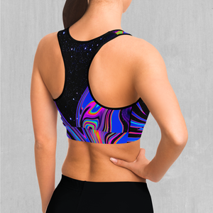 Chromatic Cosmos Sports Bra