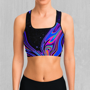 Chromatic Cosmos Sports Bra