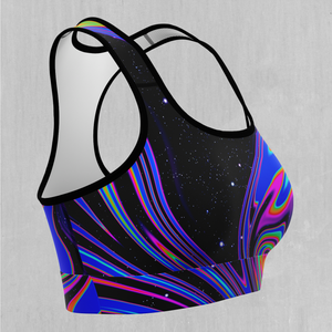 Chromatic Cosmos Sports Bra