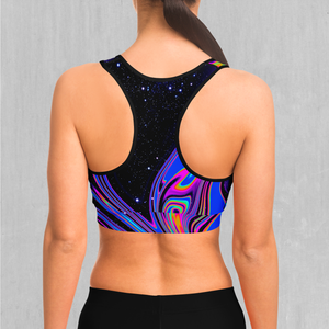 Chromatic Cosmos Sports Bra