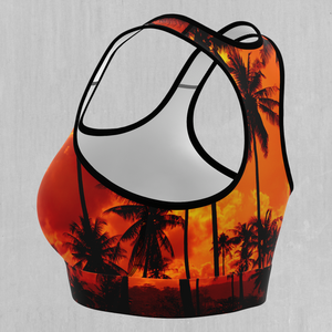 Lush Sunset Sports Bra