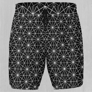 Star Net Men's 2 in 1 Shorts