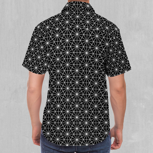 Star Net Button Down Shirt