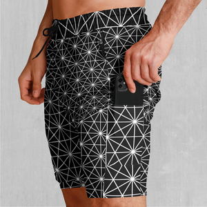 Star Net Men's 2 in 1 Shorts