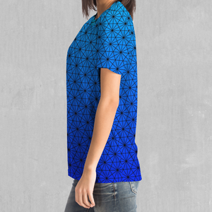 Star Net (Frost) Tee - Azimuth Clothing