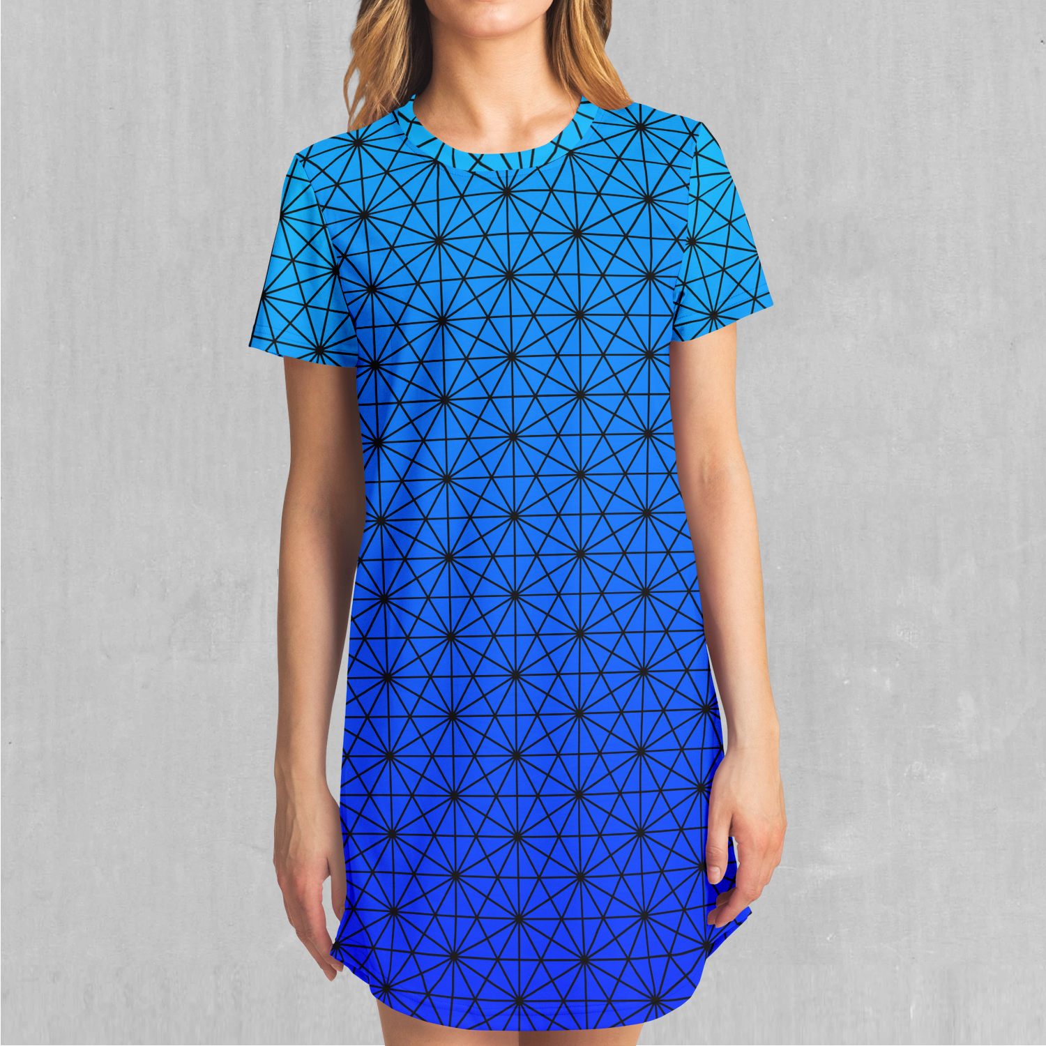 Star Net (Frost) T-Shirt Dress