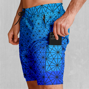 Star Net (Frost) Men's 2 in 1 Shorts
