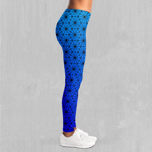 Star Net (Frost) Leggings - Azimuth Clothing