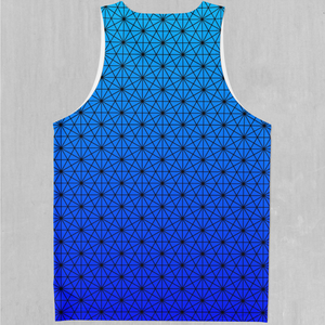 Star Net (Frost) Men's Tank Top - Azimuth Clothing