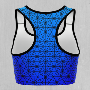 Star Net (Frost) Sports Bra