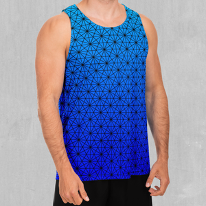 Star Net (Frost) Men's Tank Top - Azimuth Clothing