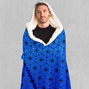 Star Net (Frost) Hooded Blanket