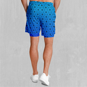 Star Net (Frost) Men's 2 in 1 Shorts