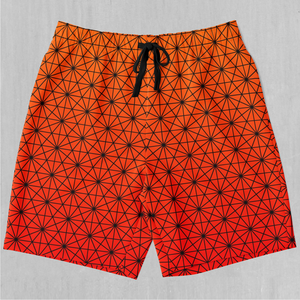 Star Net (Pyro) Shorts - Festival Clothing, Rave Outfits, EDM Gear