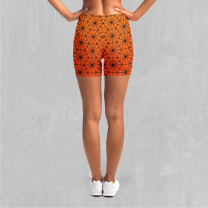Star Net (Pyro) Yoga Shorts